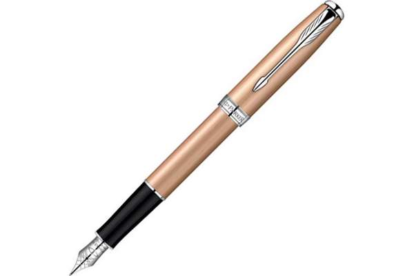 Перьевая ручка Parker Sonnet, цвет - розовое золото, перо - золото 18К