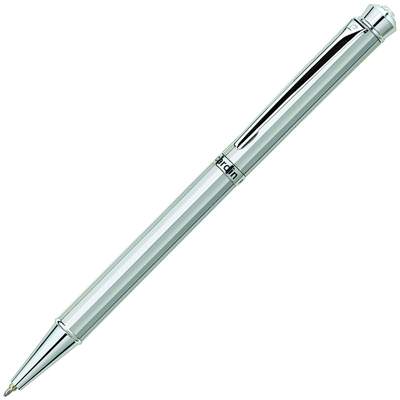 Шариковая ручка Pierre Cardin Crystal,  цвет - серебристый. Упаковка Р-1.