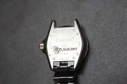 Chanel Гравировка на часах - примеры наших работ