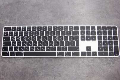 Корейская раскладка на Magic Keyboard Гравировка клавиатур Apple - примеры наших работ