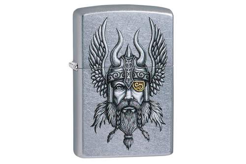 Zippo Viking Warrior Street Chrome