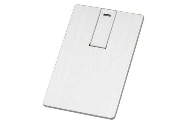 USB-флешка на 16 Гб Card Metal в виде металлической карты (id: 4039) 
