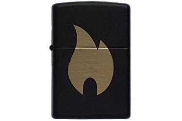 Zippo Flame Black Matte