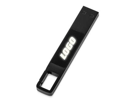 USB 2.0- флешка на 32 Гб c подсветкой логотипа Hook LED