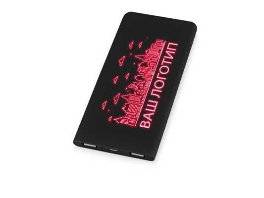 Внешний аккумулятор с подсветкой логотипа Faros, soft-touch, 4000 mAh (id: 6469) 