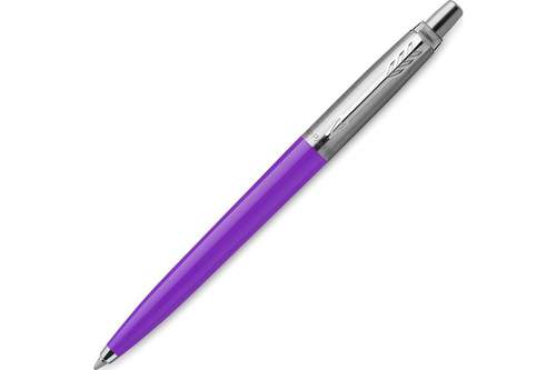 Шариковая ручка Parker Jotter, цвет FROSTY PURPLE, цвет чернил синий, толщина линии M , в подарочной коробке