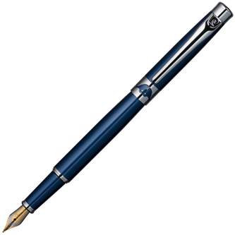 Перьевая ручка Pierre Cardin VENEZIA, цвет - синий. Перо - сталь. Упаковка B.