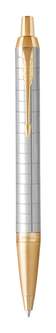 Шариковая ручка Parker IM Premium K318 Pearl GT, стержень: M, цвет чернил: blue, в подарочной упаковке.