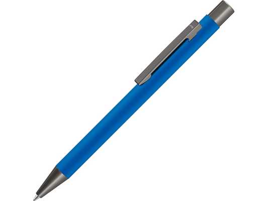 Ручка металлическая шариковая Straight Gum soft-touch с зеркальной гравировкой (id: 4963) 
