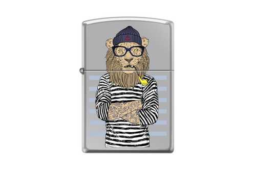 Zippo Левморяк High Polish Chrome