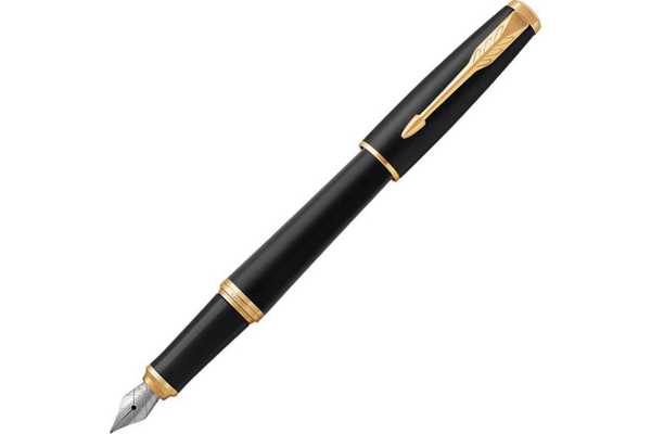 Ручка перьевая Parker Urban Muted Black Gold GT