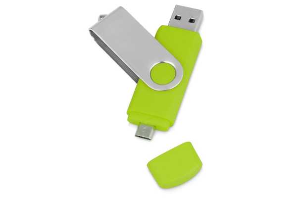 USB/micro USB-флешка на 16 Гб Квебек OTG (id: 3983) 