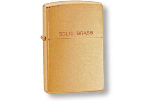 Zippo Brushed Brass