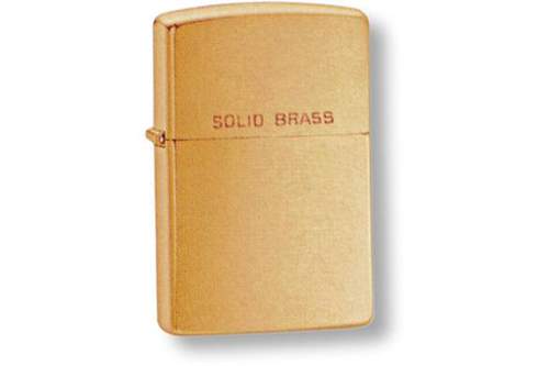 Zippo Brushed Brass