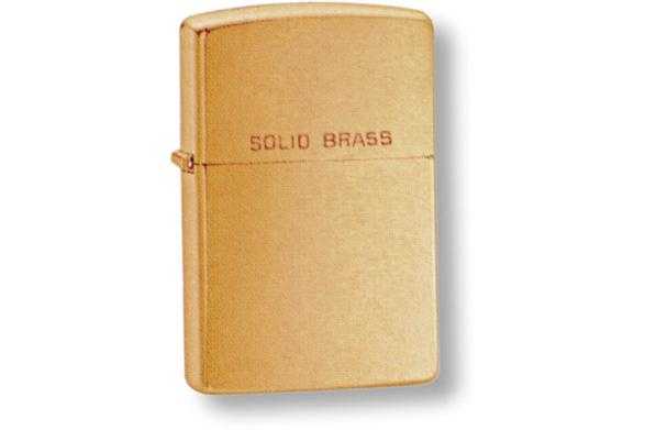 Zippo Brushed Brass