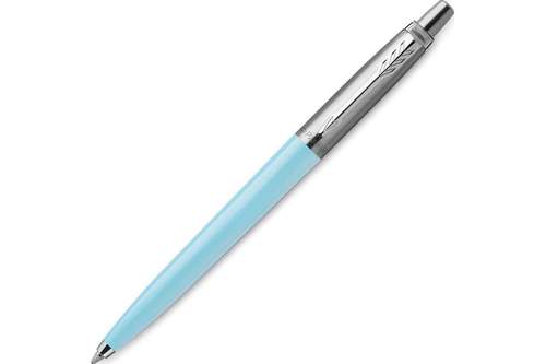 Шариковая ручка Parker Jotter, цвет ARCTIC BLUE, цвет чернил синий, толщина линии M , в подарочной коробке