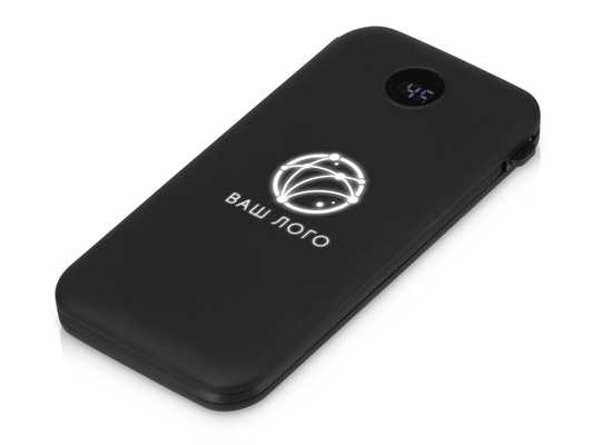Внешний беспроводной аккумулятор с подсветкой лого Astro, soft-touch, 10000 mAh (id: 6873) 