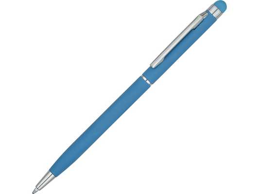 Ручка-стилус металлическая шариковая Jucy Soft soft-touch (id: 6254) 
