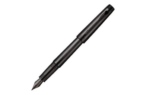 Перьевая ручка Parker Premier, цвет - матовый черный, перо - золото 18К, рутений