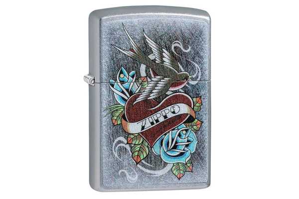 Zippo Vintage Tattoo Street Chrome