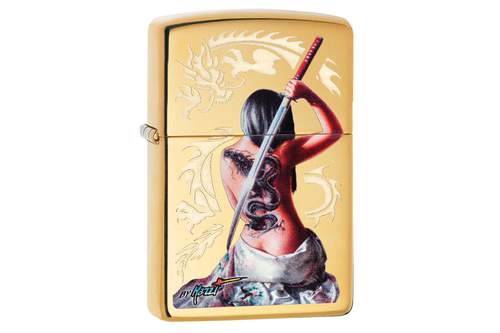 Zippo Mazzi High Polish Brass