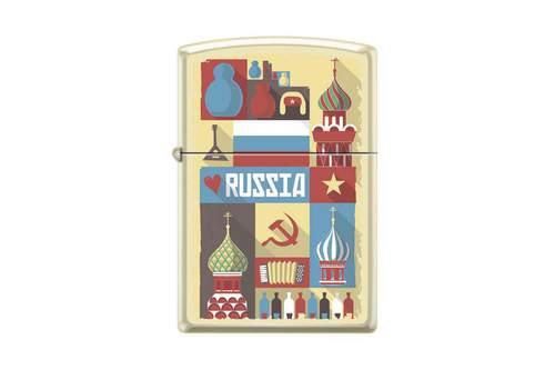 Zippo Открытка из России