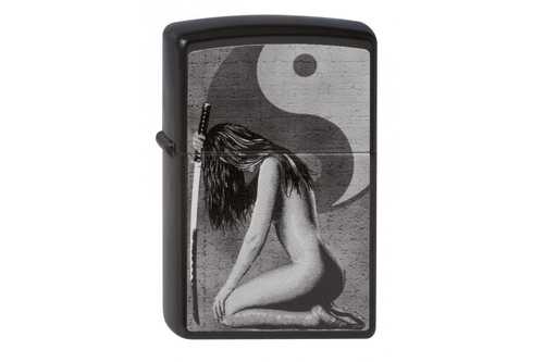 Zippo Woman Sword Black Matte