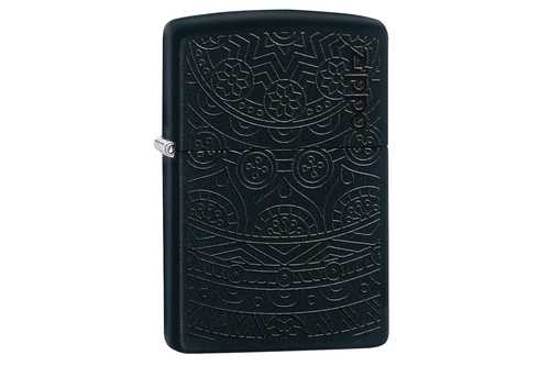 Zippo Tone on Tone Design Black Matte