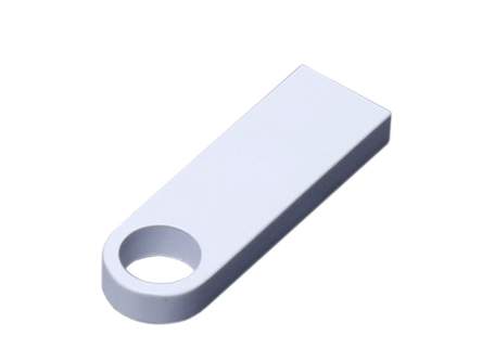 USB 2.0-флешка на 512 Мбайт  с мини чипом и круглым отверстием
