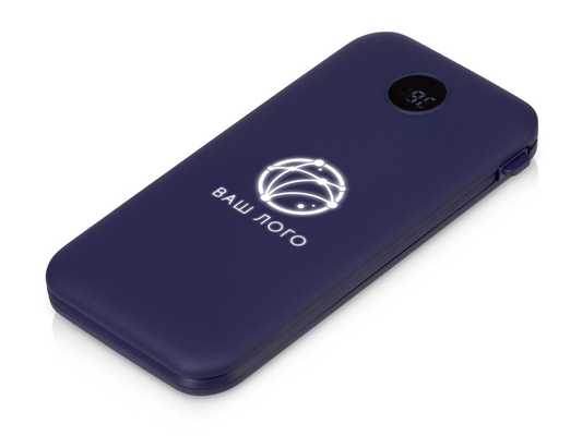 Внешний беспроводной аккумулятор с подсветкой лого Astro, soft-touch, 10000 mAh (id: 6773) 