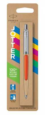 Шариковая ручка Parker Jotter ORIGINALS ORANGE CT, стержень: Mblue ЭКО-УПАКОВКА
