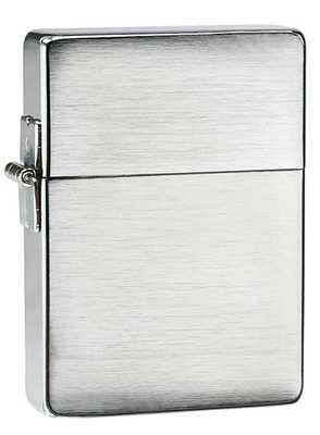 1935.25 Зажигалка ZIPPO 1935 ReplicaTM с покрытием Brushed Chrome, латунь/сталь, серебристая, матова