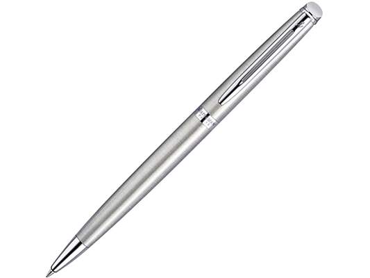 Шариковая ручка Waterman Hemisphere Essential Stainless Steel CT. Корпус и колпачок - сталь