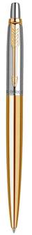 Шариковая ручка Parker Jotter 70th Anniversary St.Stee Gold GT, стержень: Mblue
