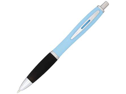 Ручка металлическая шариковая Nash прорезиненная