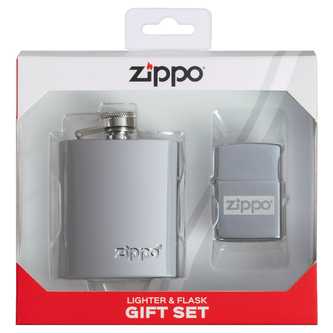 Zippo фляжка 89 мл и зажигалка