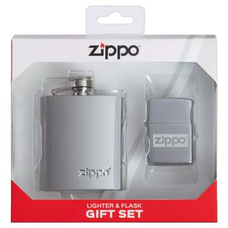 Zippo фляжка 89 мл и зажигалка