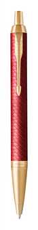 Шариковая ручка Parker IM Premium K318 Red GT, стержень: M, цвет чернил: blue, в подарочной упаковке.