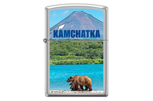 Zippo Камчатка Satin Chrome