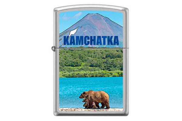 Zippo Камчатка Satin Chrome