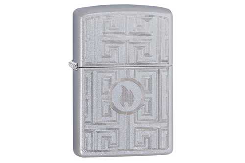 Zippo Labyrinth Satin Chrome