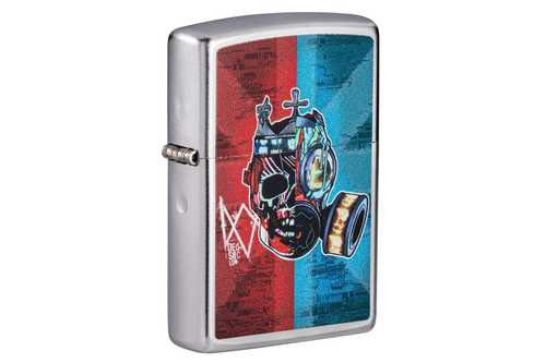 Zippo Watch Dogs Legion Satin Chrome