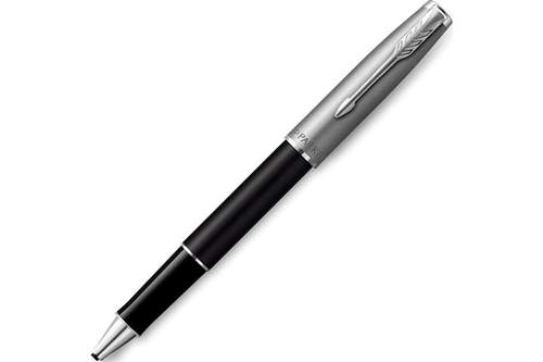Ручка-роллер Parker Sonnet Entry Point Black Steel, стержень: F, цвет чернил: black, в подарочной упаковке
