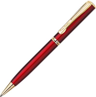 Шариковая ручка Pierre Cardin.ECO,Корпус - латунь. Отделка - красное покрытие металлик.