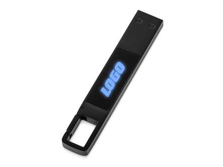 USB 2.0- флешка на 32 Гб c подсветкой логотипа Hook LED