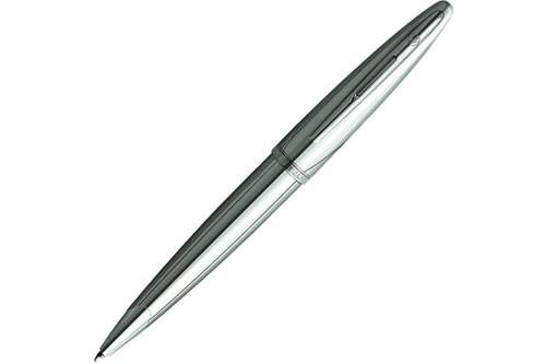 Шариковая ручка Waterman Carene Silver Meridians. Детали дизайна - палладиевое покрытие