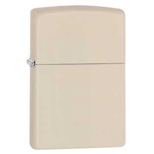 216 Зажигалка ZIPPO Classic с покрытием Cream Matte, латунь/сталь, кремовая, матовая, 36x12x56 мм