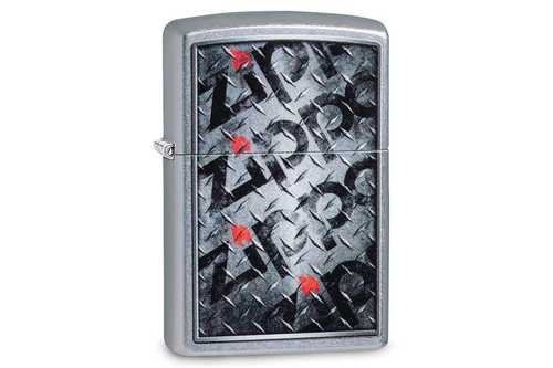 Zippo Diamond Street Chrome