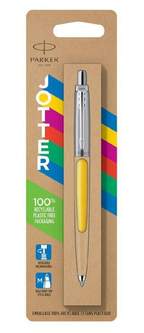 Шариковая ручка Parker Jotter ORIGINALS YELLOW CT, стержень: Mblue ЭКО-УПАКОВКА