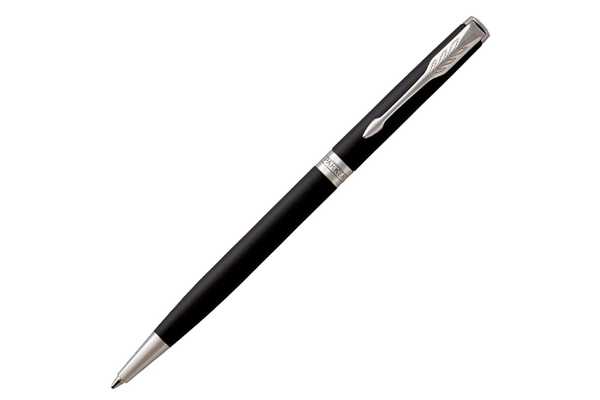 Тонкая шариковая ручка Parker ESSENTIAL Sonnet Matte Black CT
